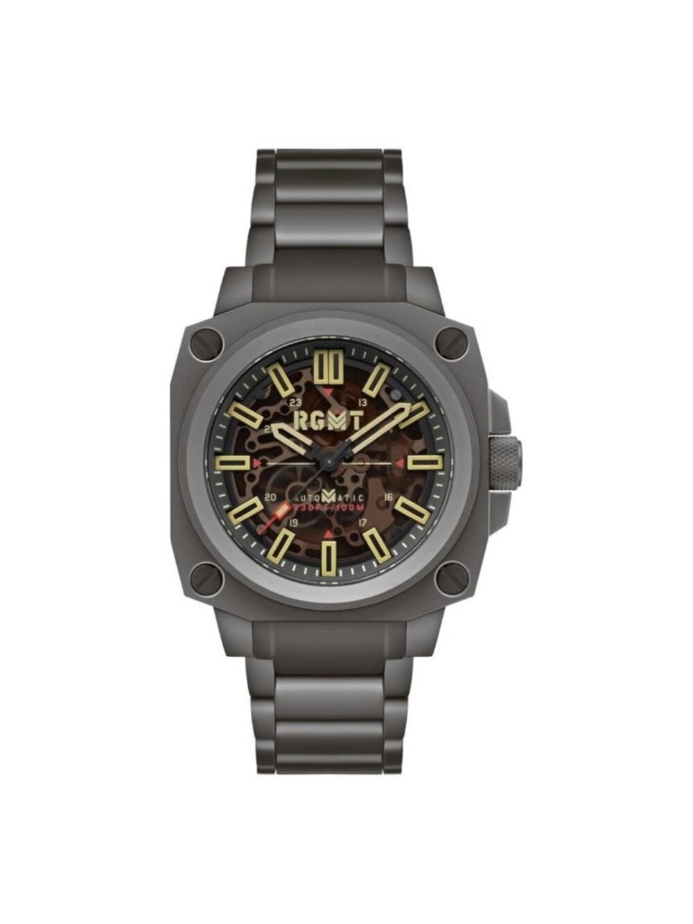NWT Rgmt Altimeter Black Dial Men's Watch